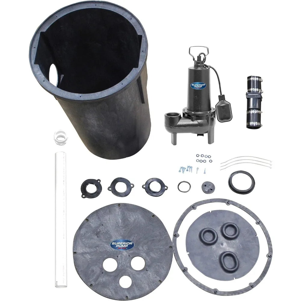 New Original Fast Shipping Cast Iron Tethered Float Switch Sewage Pump 1/2 HP