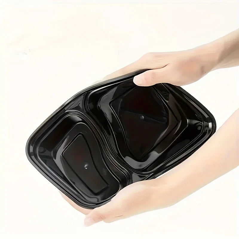 15Pcs Disposable Lunch Box, Takeaway Box, Fast Food Lunch Box, Cake Dim Sum Box, Fresh-keeping Box, Stackable with Cover