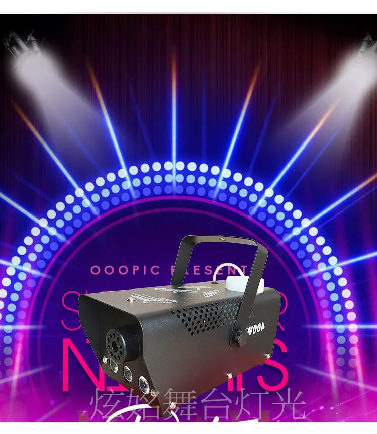 500W LED Smoke Machine Stage Fog Remote Control For Halloween Party Wedding DJ