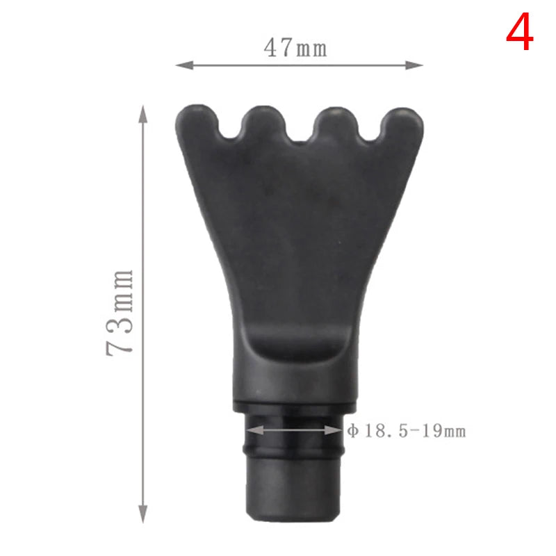 1pc/1set Replacement Heads For Massage Gun Muscle Stimulator Body Relaxation Shaping Exercising Fascia Gun Massager HeadPistool