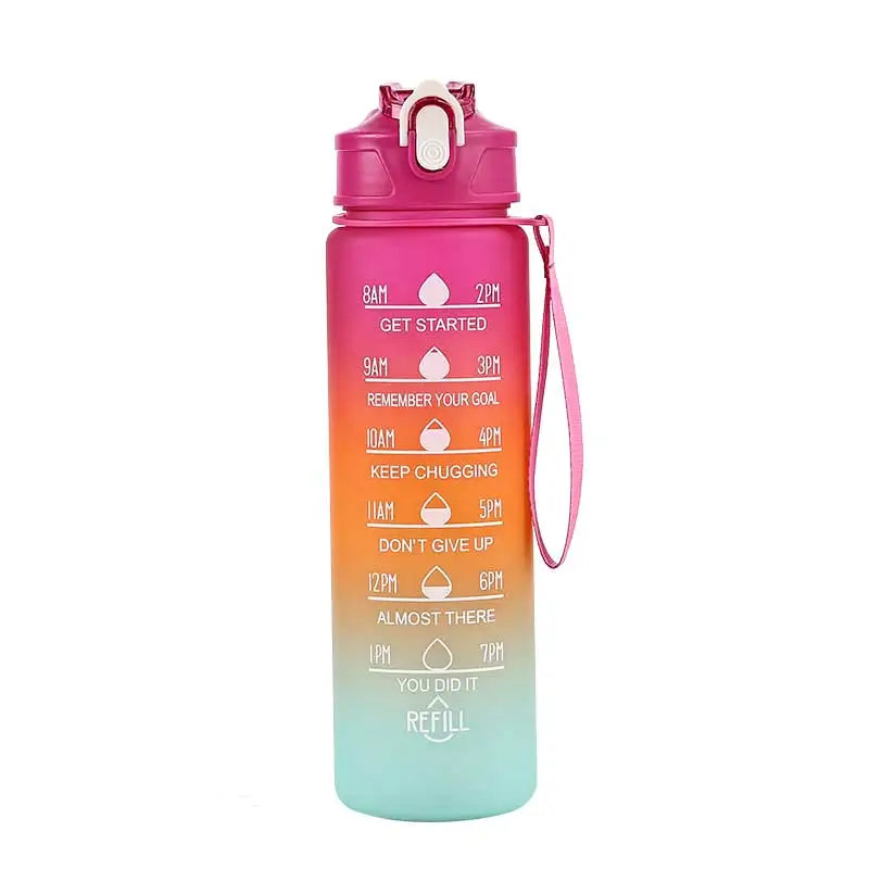 Graduated Straw Cup with Large Capacity of 800ml, Suitable for Sports and Outdoor Activities, Cute and Portable Sports Camping Cup, Water Bottle, Suitable for Students and Girls, Gift for Best Friends