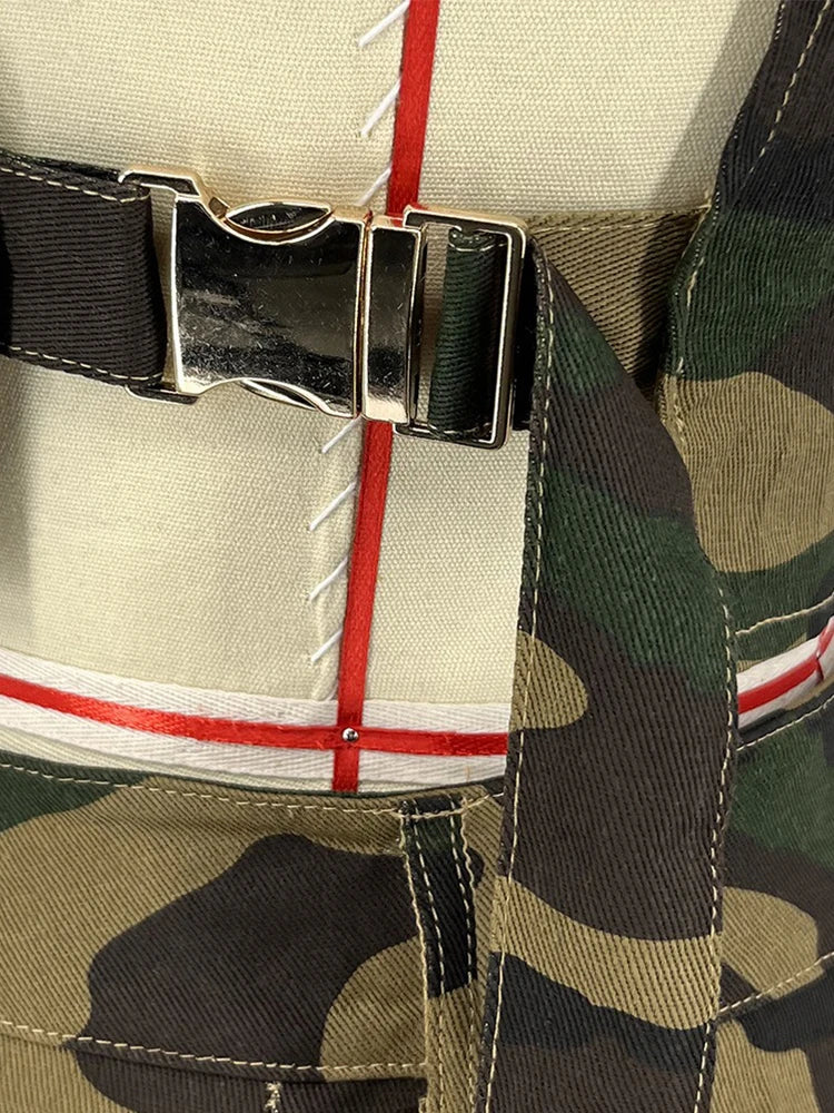 Shorts Set Women Two Piece Set Camouflage Prin Tank Top and Pants Sexy Cotton Outfits Women Summer Suits Wholesale Dropshipping