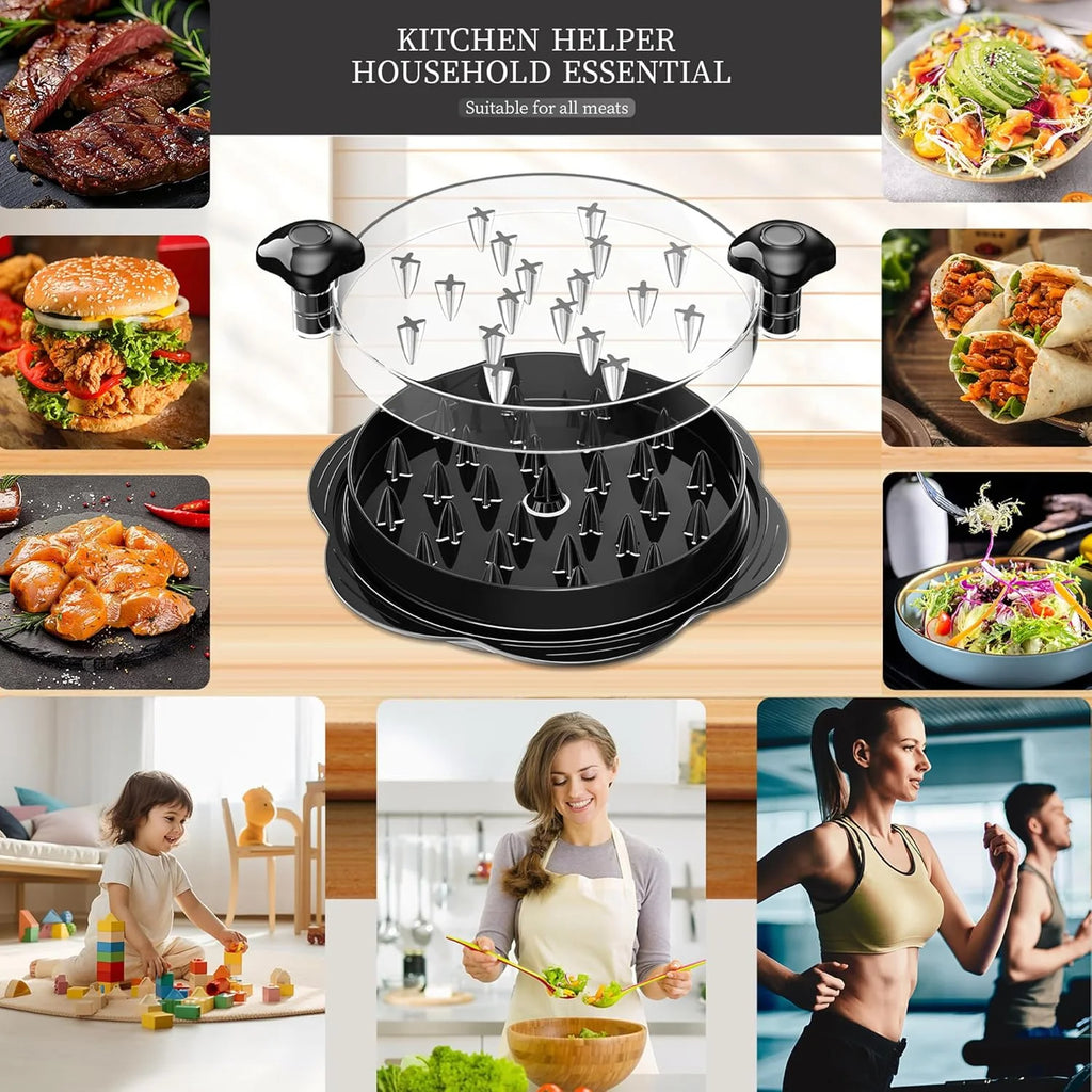Chicken Shredder Non-Slip Meat Grinders For Pork Beef Cooked Chicken Breasts Vegetable Kitchen Tool Ergonomic Handle Shredder