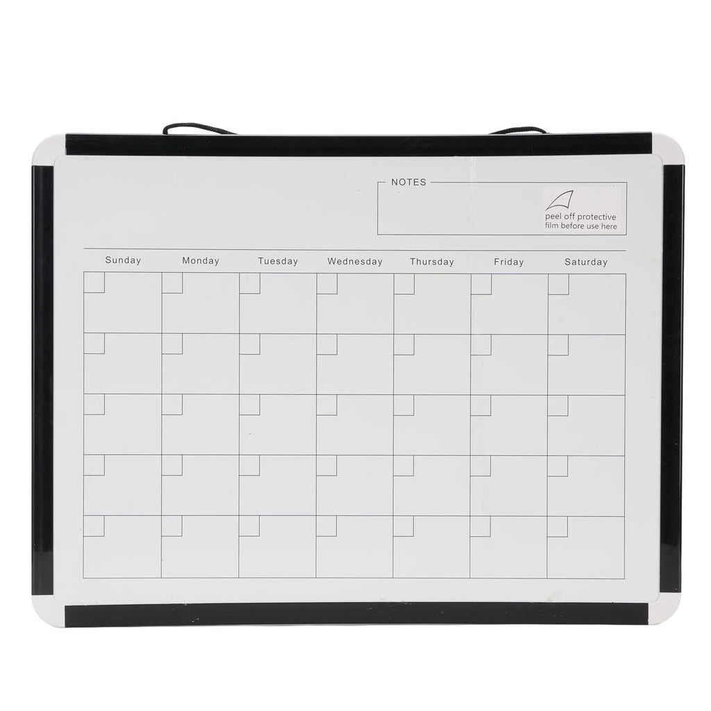 Monthly Calendar Dry Erase Whiteboard Replacement Magnetic Calendar White Board Easy To Write Practical Lightweight for School