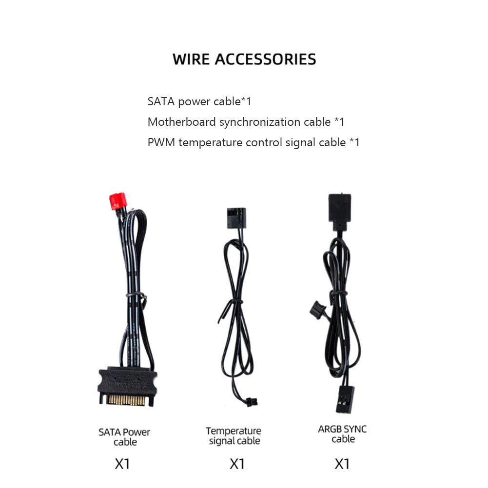 ARGB PWM Fan Hub Adapter With ARGB Controller 1To9 Port 5V 3 Pin PC Cooling Fan Hub Splitter SATA Power Supply PWM Magnetic Hub