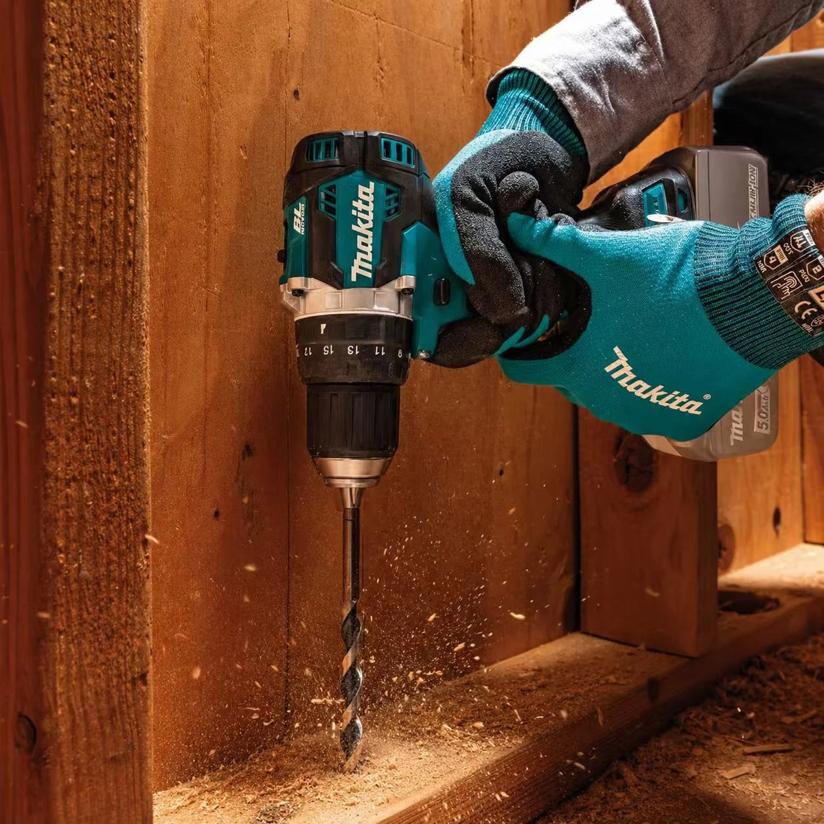 Makita DDF487 10mm Brushless Household 18V Lithium-ion Charging Impact Drill,high Torque Electric Screwdriver Makita 18V Battery