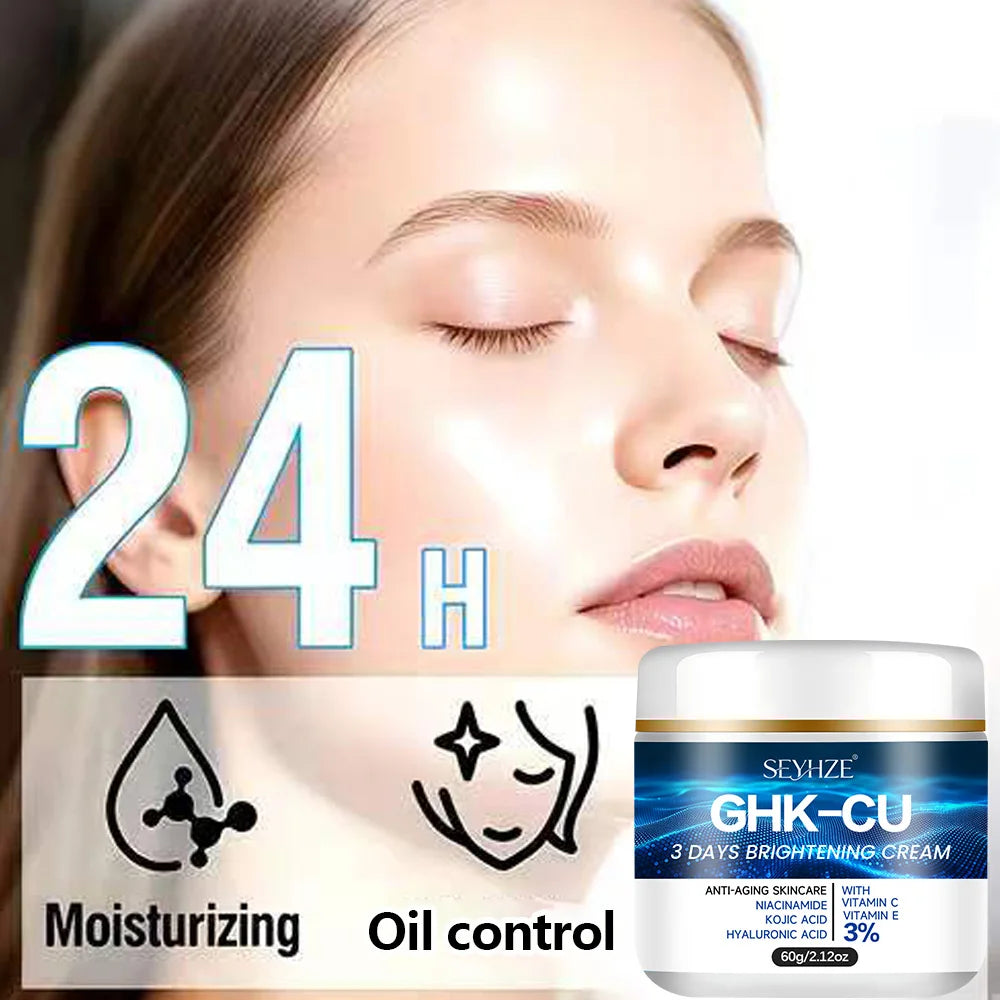 SEYHZE Anti-Aging Moisturizing Cream Day & Night Formula with Honey Hyaluronic Acid Collagen Niacinamide Rose Aloe Vera for Soot