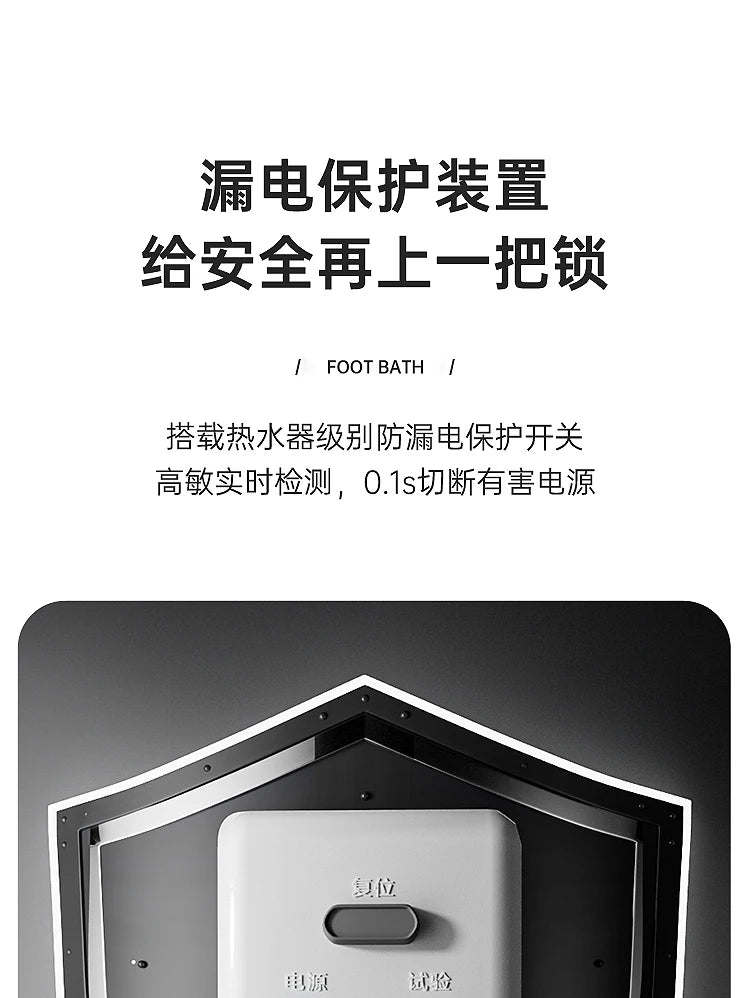 Acupoint Scraping Foot Bath Bucket Automatic Heating Electric Massage Constant Temperature Footbath Machine,  Bath Foot