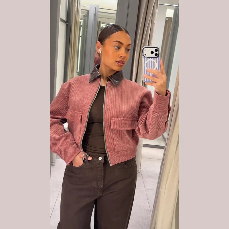 Causal Pockets Jacket Women Urban Loose Lapel Single Breasted Full Sleeve Coat Female 2026 All-match Spring Summer Lady Outwear