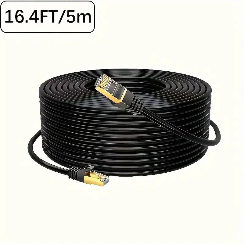 High Speed 26AWG Cat8 LAN Network Wire, In Wall RJ45 Cable 40Gbps 2000Mhz SFTP Patch Cord, Cat 8 Ethernet Cable