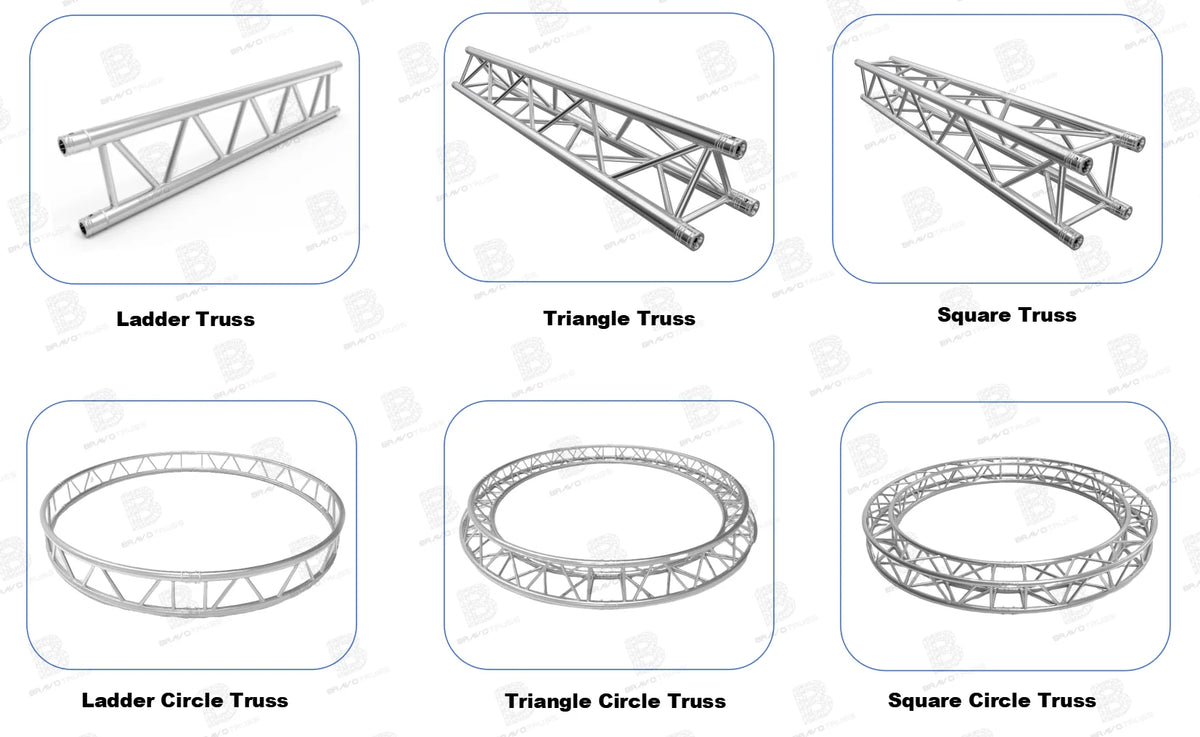 Performance Global Aluminum Truss Structure Spigot Truss Dj Stage Lighting Truss