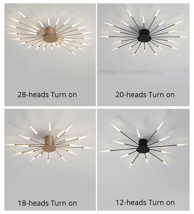 Nordic Minimalist Round LED Ceiling Chandelier Lamps Living Gold Pendant Light Bedroom LED Hanging Lamps Kitchen Home Decoration