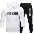 Autumn and winter two-piece sportswear, men and women's casual sportswear, with fashionable hoodie.