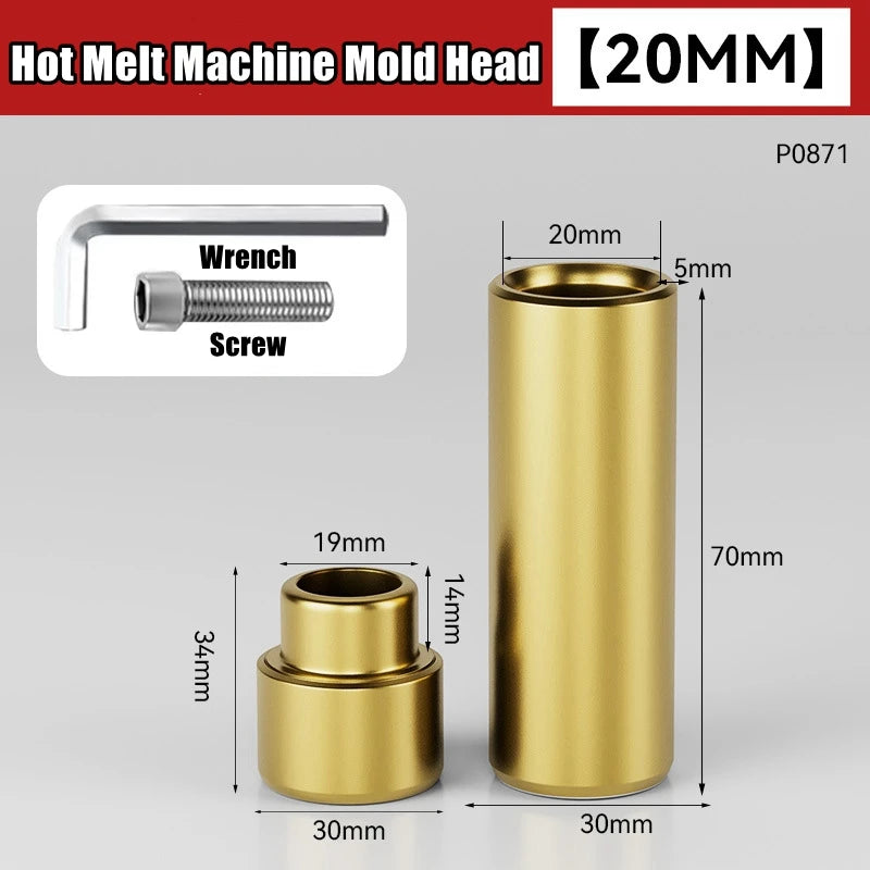 Pipe Welding Machine Accessories Extended Tube Hot Melt Mold Head PB/PP/PE/PPR Pipe Welding Tools for Home Plastic Water Pipe