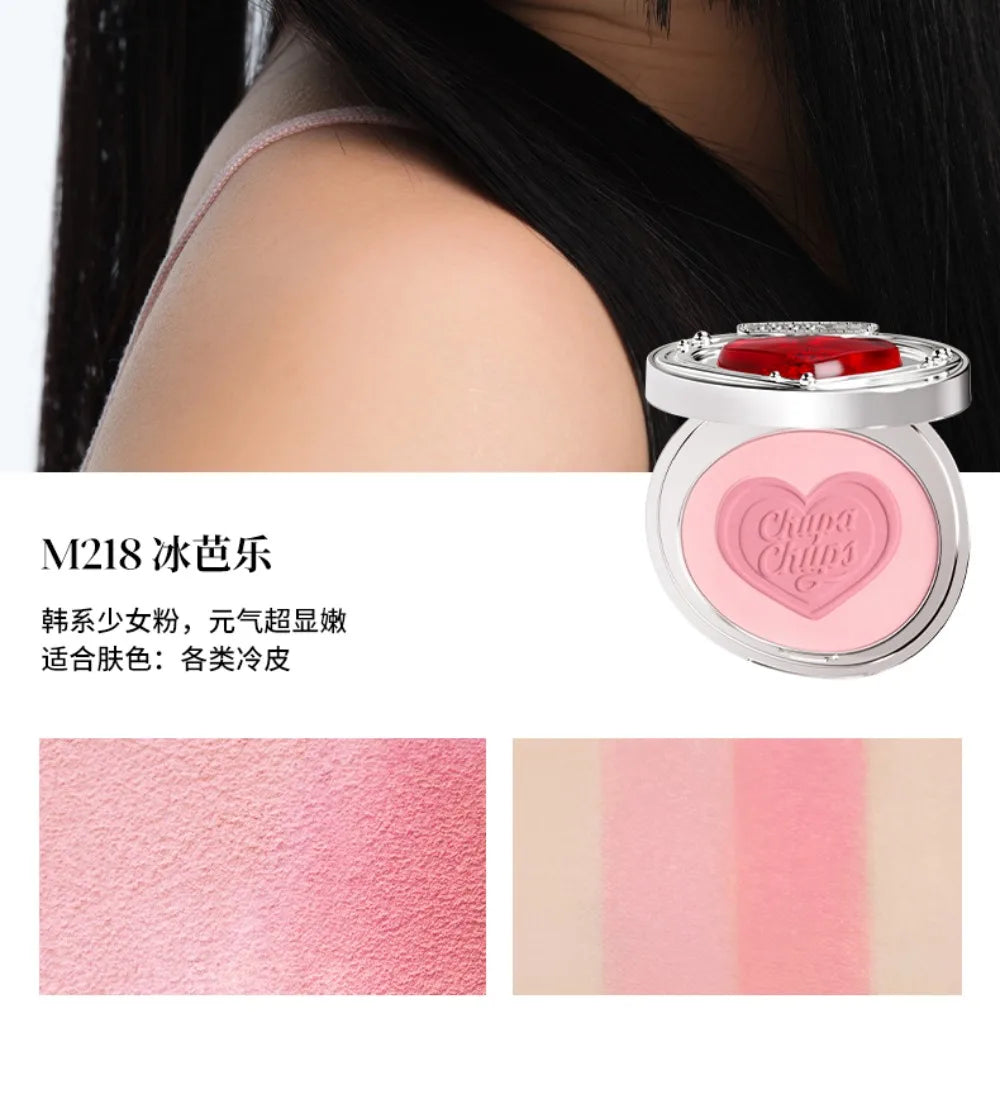 Joocyee Gem Sandwich Powder Blusher Makeup Korean Palette De Blush Cruelty-Free Blush Contour Face With Matte Finish