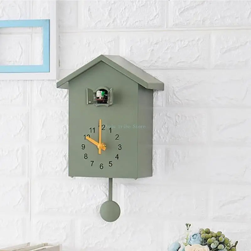 2025 New Modern Plastic Bird Cuckoo Design Wall Hanging Clock Wall Art Home Decoraton Modern Brief Decoration
