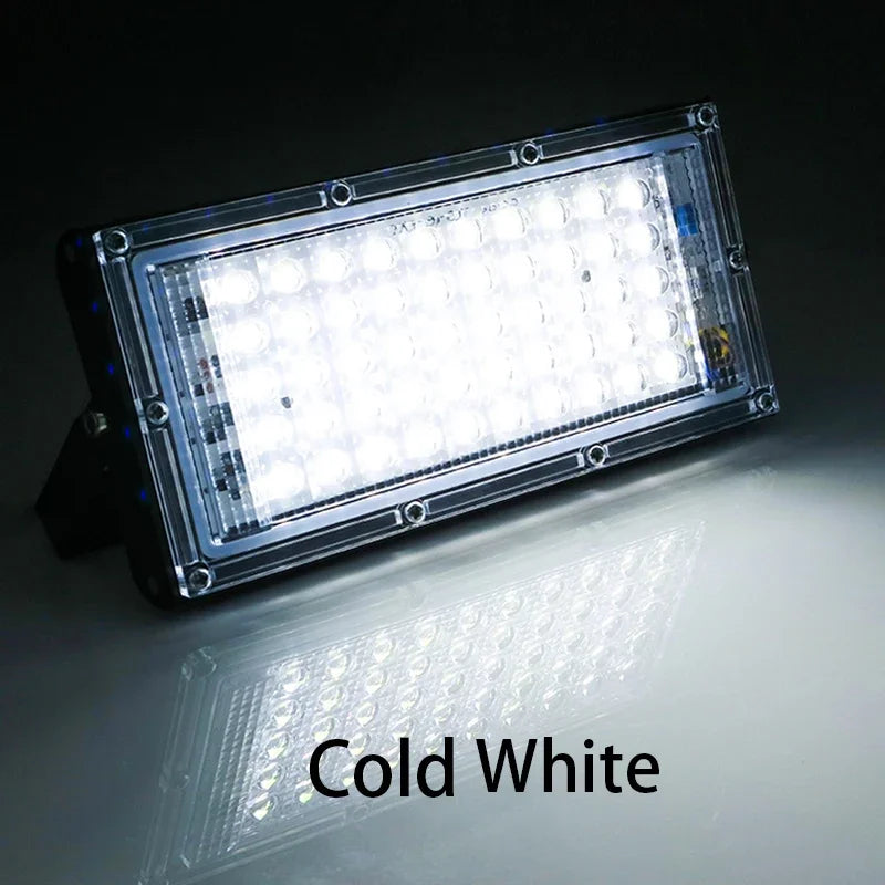 LED Flood Light  50W 100W AC110V 220V Waterproof IP65 Outdoor Led Reflector Floodlight Street Lighting for Warehouse Garden Yard