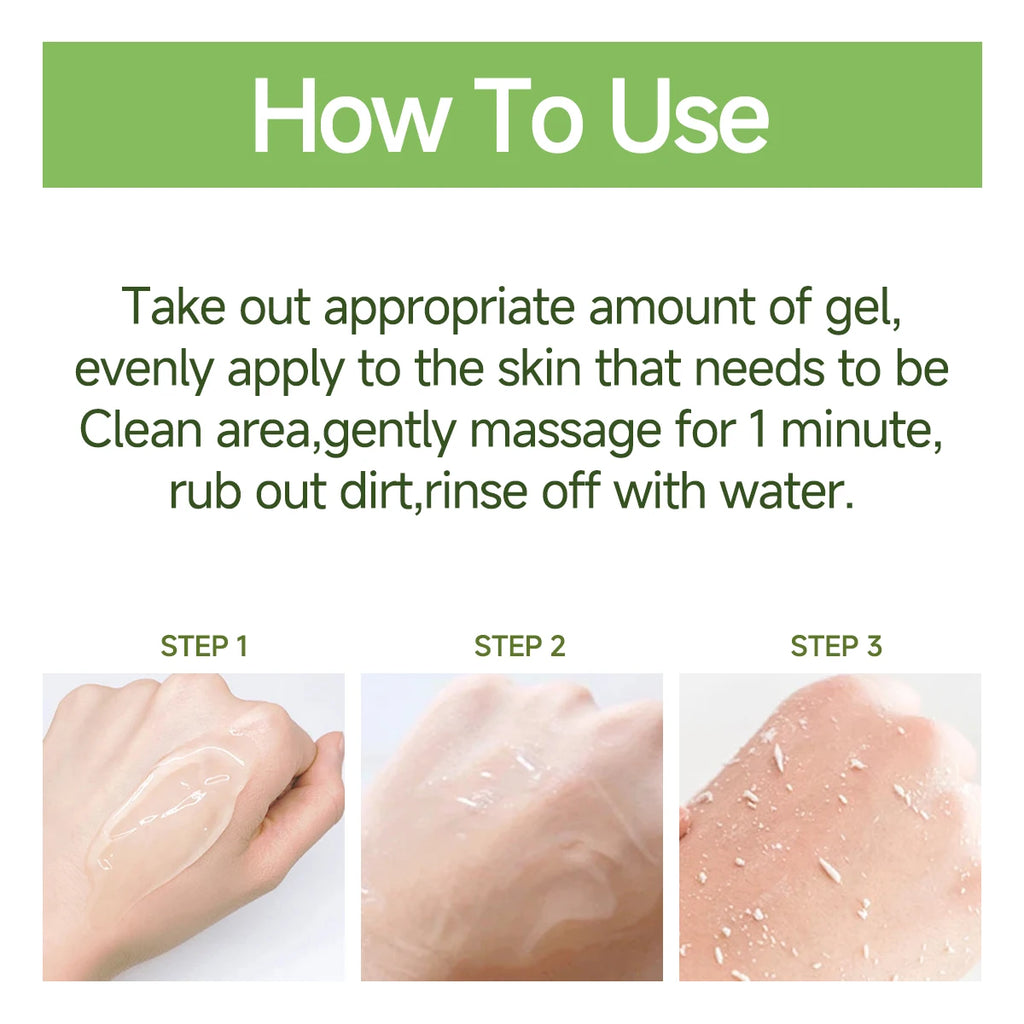 Amandin Acid Cleansing Gel Exfoliating Gel Gently Cleanses and Purifies the Skin Cleanses Pores Facial Care