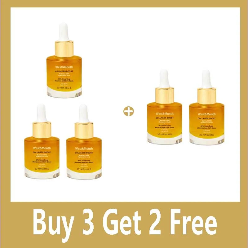 Collagen Face Serum Hydrating Tightening Smoothing Nourishing Brightening Face Skin Fade Fine Lines Anti-Aging Face Essence