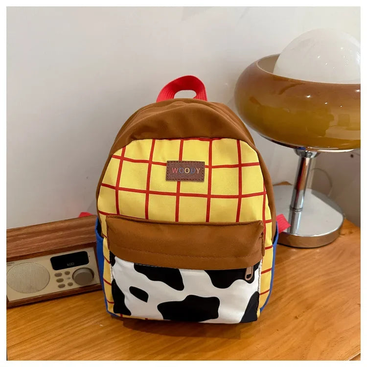 Cartoon Fashionable and Casual Women's Backpack Cute Cow Print Backpack Soft and Durable Fabric Backpack Suitable for Daily Use