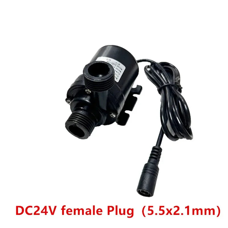 DC 12V 24V Brass Joint Water Pumps 800L/H Solar Brushless Motor Water Circulation Water Pump Ultra Quiet  Submersibles Pump
