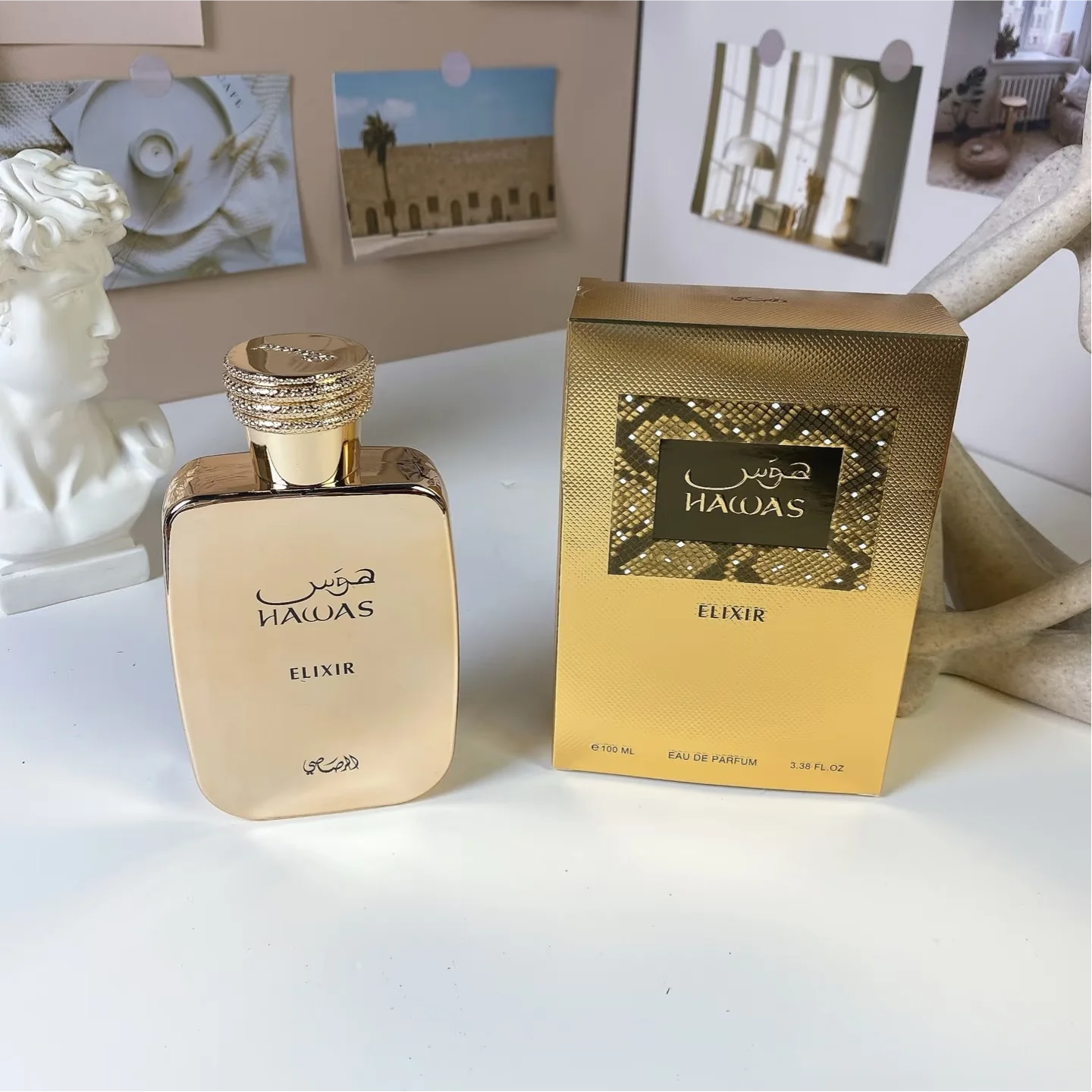 Hawas Pheromone Men's Perfume 3.4oz Long Lasting Fragrance Suitable for Any Occasion Christmas Gift Idea