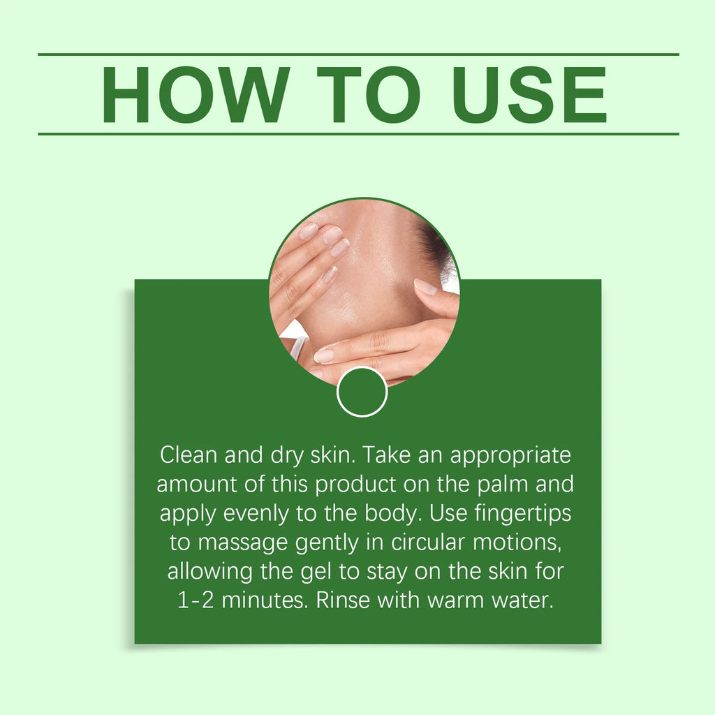 Body Exfoliating Gel, Deeply Cleanses & Moisturizes, Gently Removes Dead Skin, Clears Pores For Smoother Skin