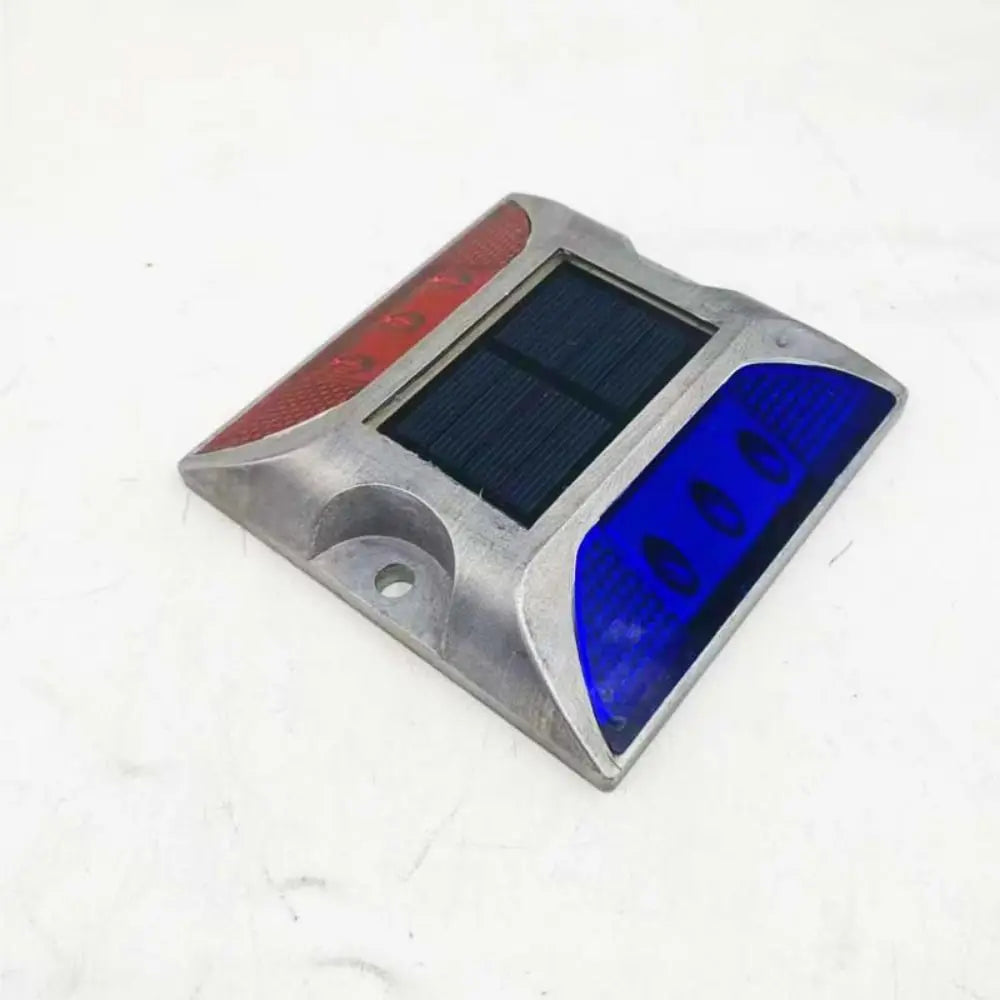 Solar Powered Solar Road Stud Light Outdoor Lighting Durable LED Ground Light Flashing Double Side Traffic Marker Light