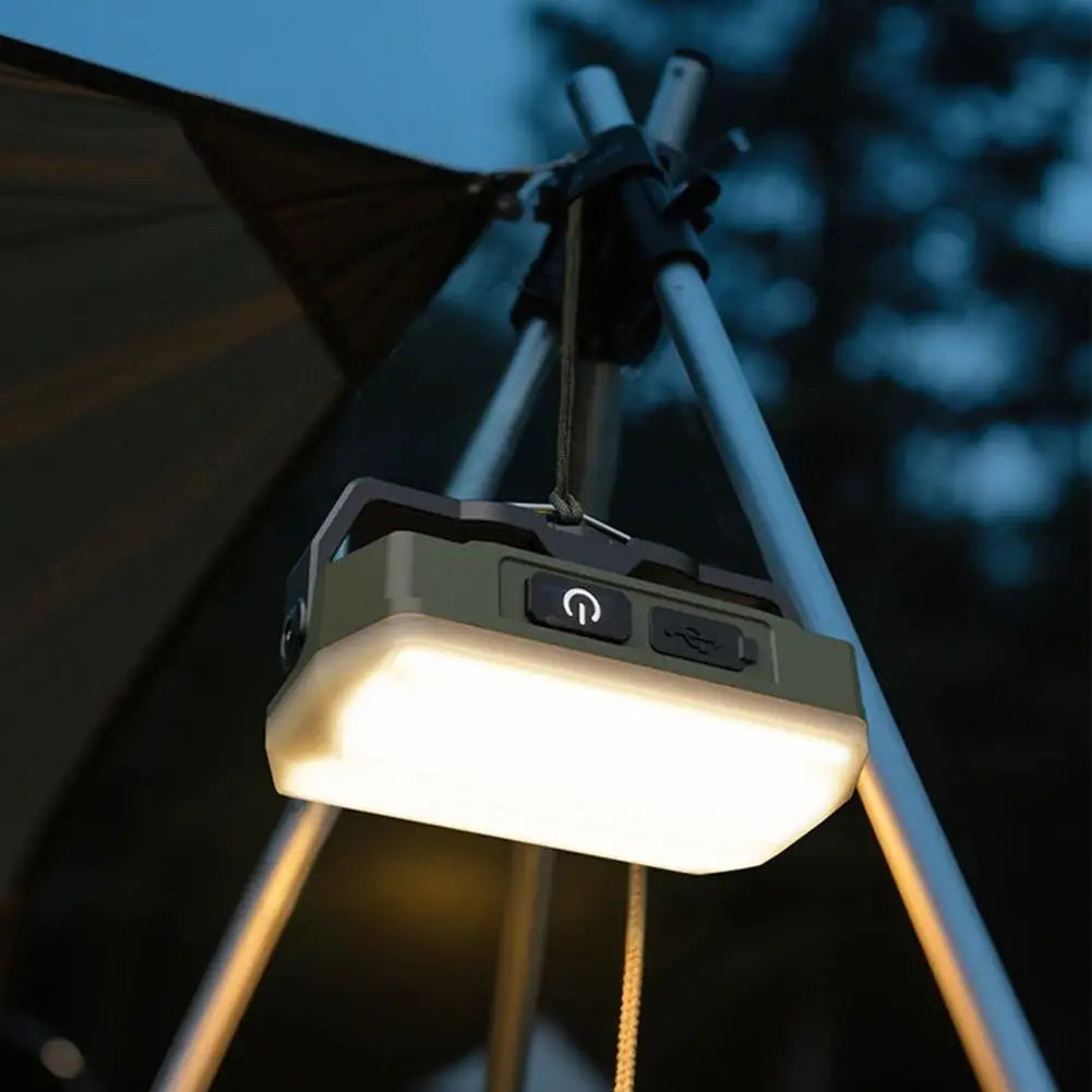 Camping Lights LED Rechargeable Magnetic Spotlight Adjustable Bright Camping Flashlight For Hiking Fishing Tent Outdoor Power