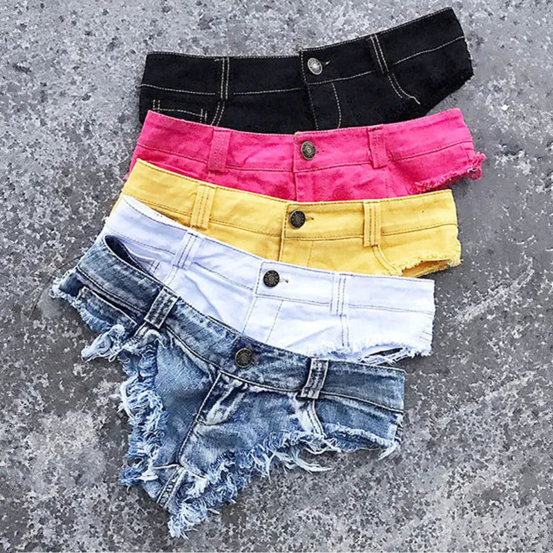 Fashion New Summer Woman Sexy Denim Super Shorts Lady Nightclub Hot Dance Mini Jeans Panties Home Clothing Girl Party Gift P14