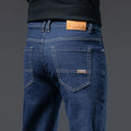 Cotton Men's Jeans Denim Pants Brand Classic Clothes Overalls Straight Trousers for Men Black Oversize Large Size 35 40 42 44 46