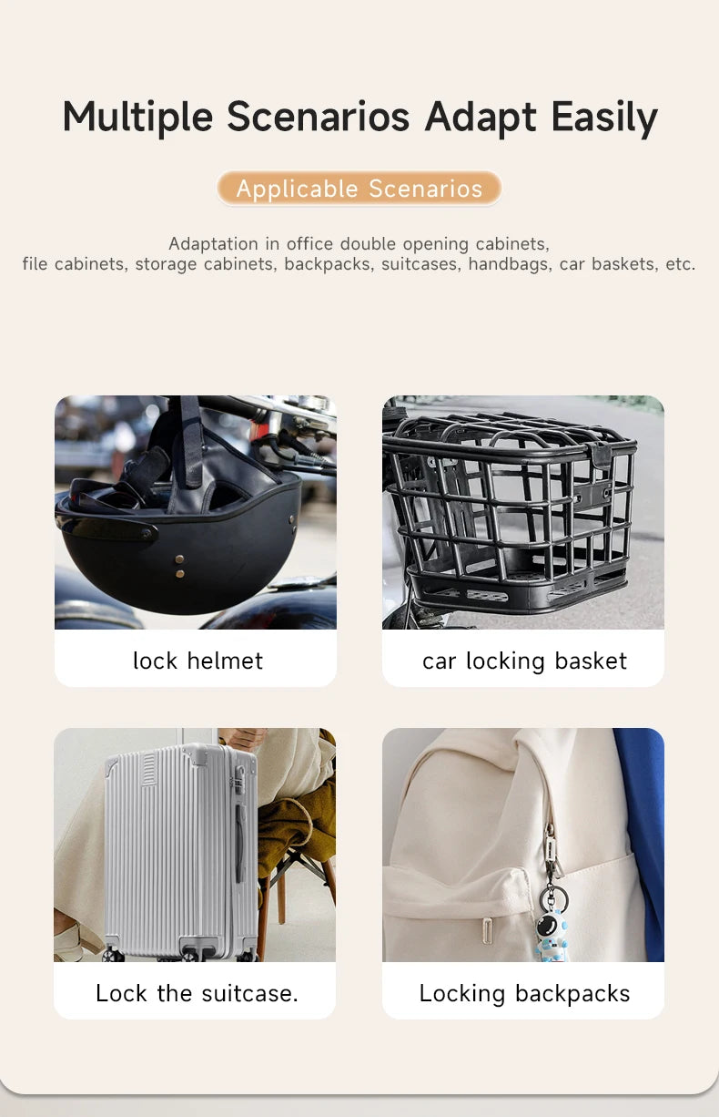 2025 NEW Keyless USB Charging Fingerprint Lock Smart Padlock Door Lock 0.2sec Unlock Portable Anti-theft Padlock