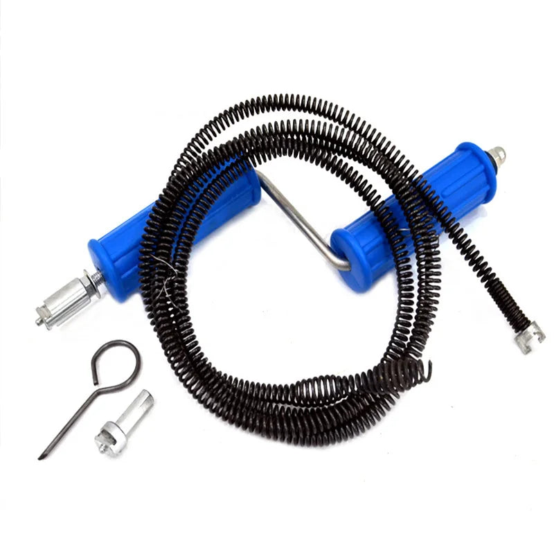 5M Pipe Dredging Tool Spring Pipe Sewer Pipe Unblocker Bathroom Kitchen Drain Cleaner Sinks Basin Pipeline Clogged Remover Tools