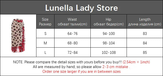 Bohemian Contrast Polka Dot Wrap Skirt Women Vintage Tie Waist Lace Up Chiffon Midi Skirts Coffee Dating Night Out Wear 2026 New