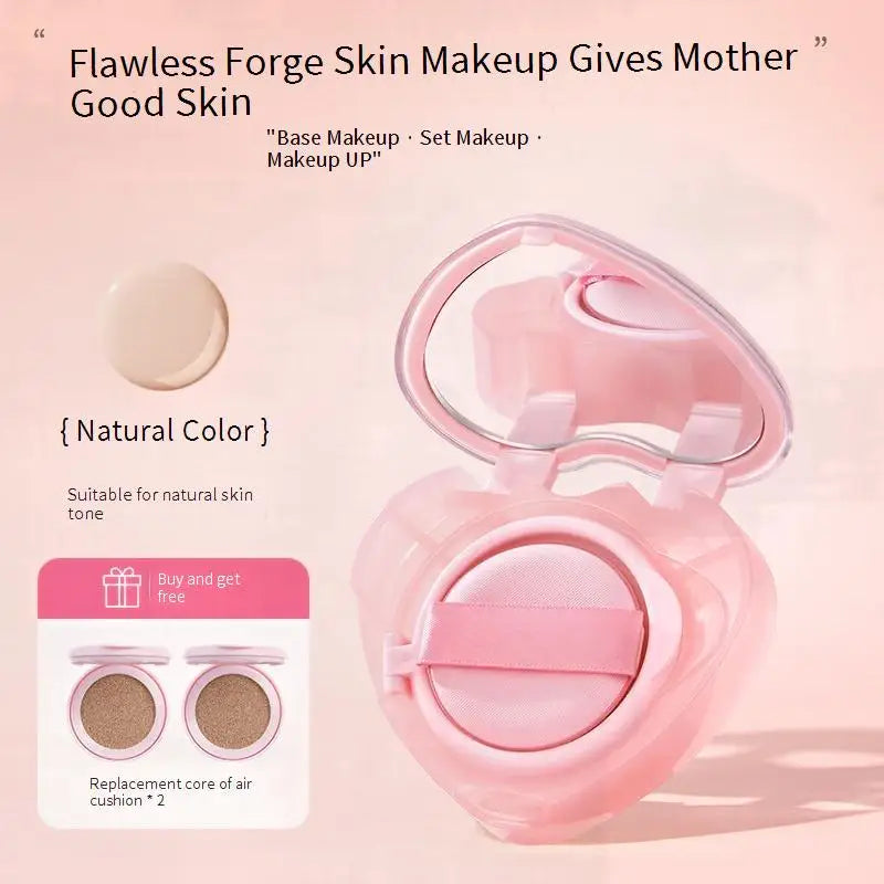 Life Girls Dewy Cushion Foundation 2025 ✦ Milky Hydrating Concealer & Skin Brightener ✦ Transfer-Proof, Buildable Coverage for G