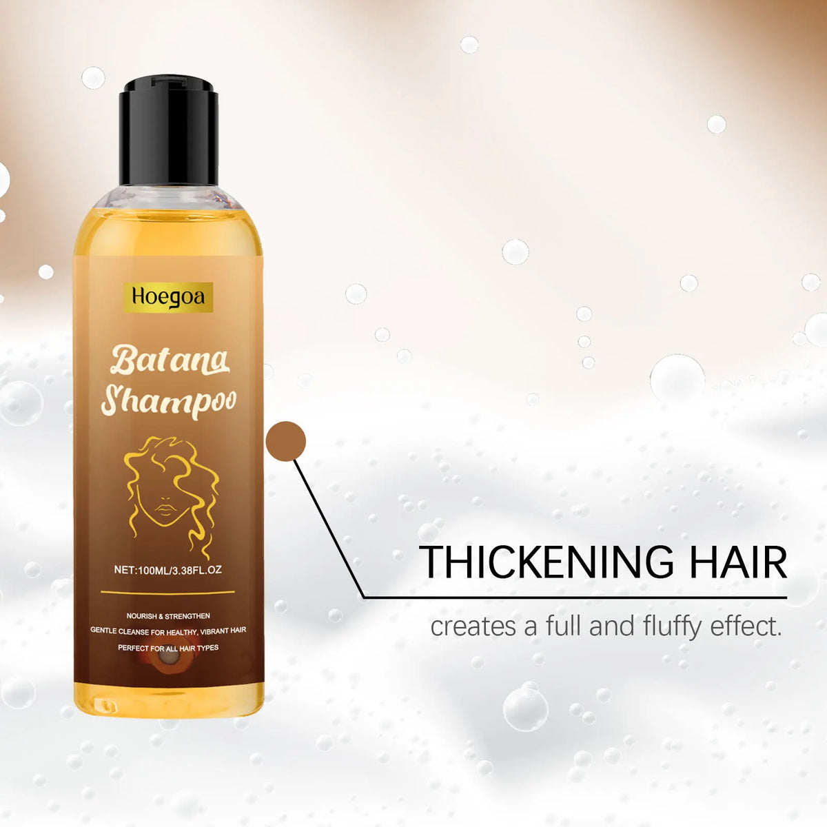 Batana Oil Shampoo Soothing Scalp Repair Damaged Brittle Hair Oil Control Nourishing Strengthing Hair Root Hair Growth Shampoo