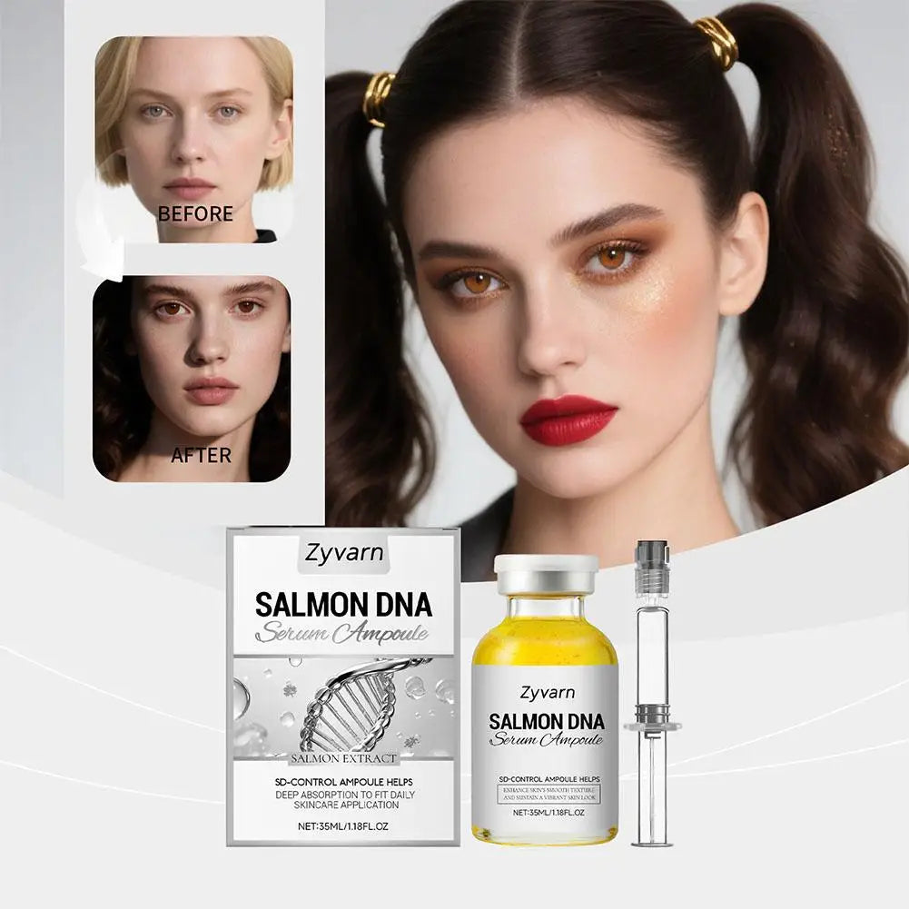 Bottled Skincare Serum Salmon Dna Ampoule Serum Collagen Deeply Moisturizing Essence Effectively Soothes 35/50ml
