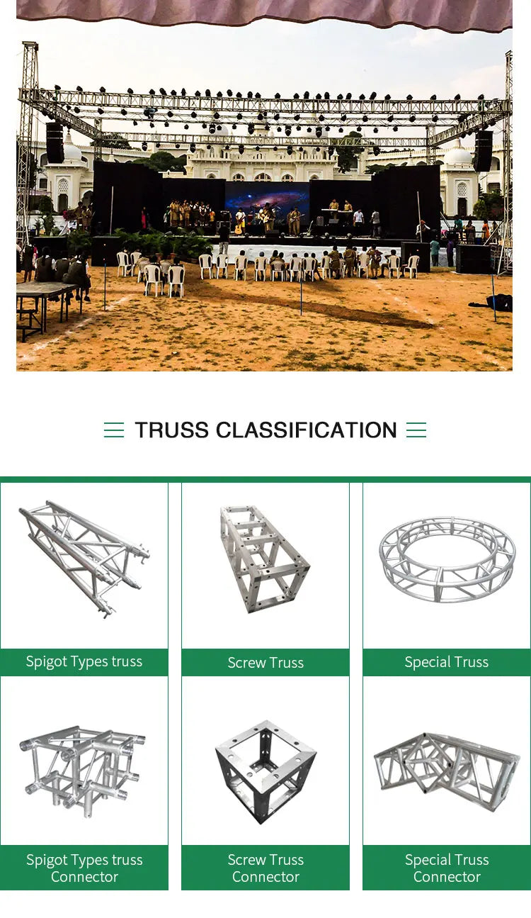 High Quality Truss Aluminum Lighting Truss Bracket for Hanging Speaker Lights Event Truss Arch
