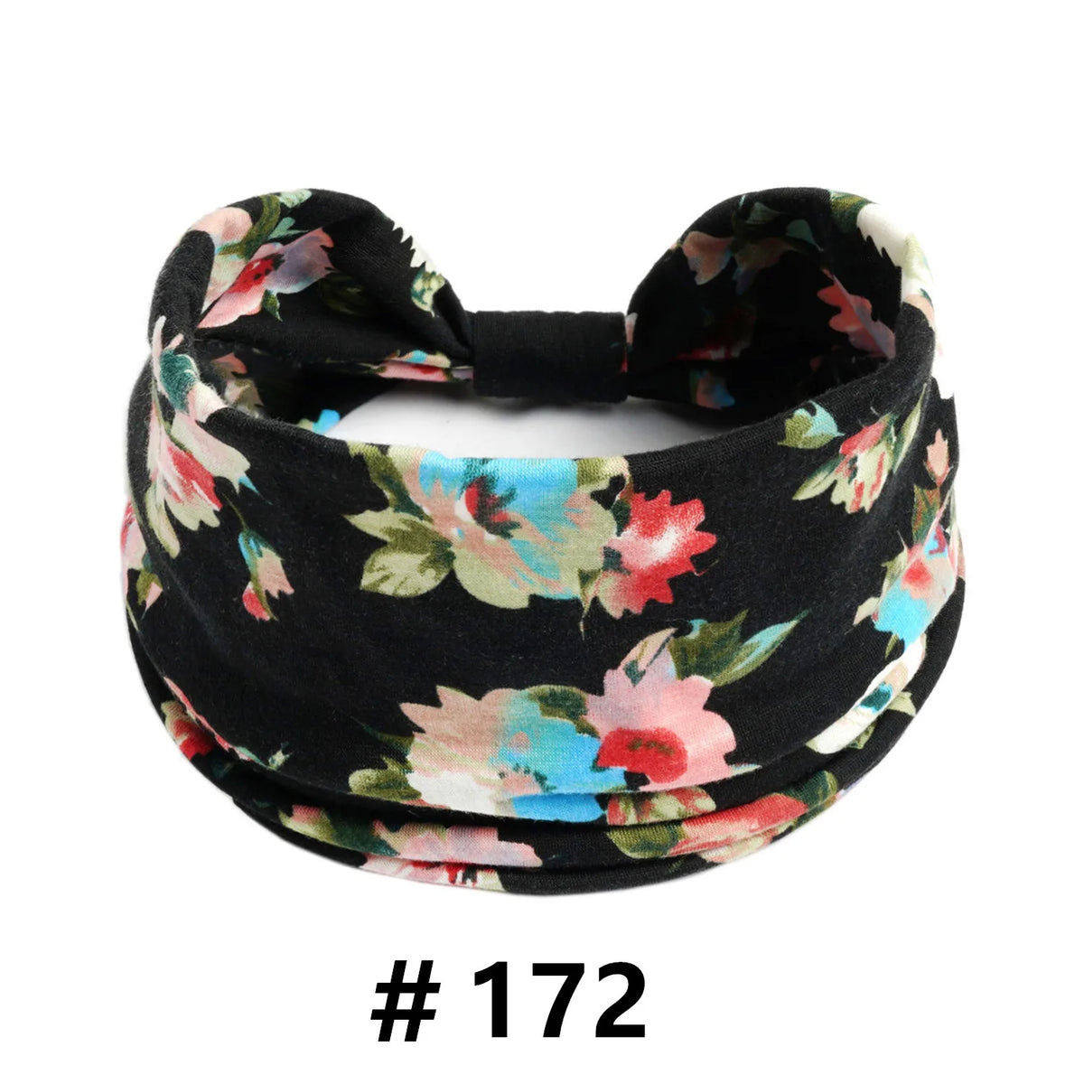 Boho Headbands for Women Cotton Wide Head Bands Stretch Hairband Non Slip Workout Yoga Running Turban Headwrap Hair Accessories