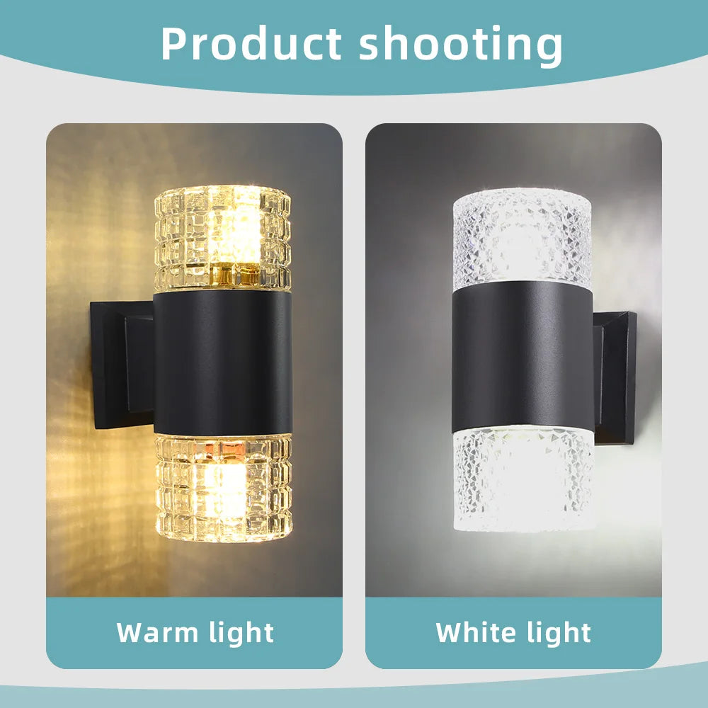 Street Wall Light Outdoor Waterproof LED E27 Bulb External Facade Decor Stairs Lights Entrance Fixture Home Decorative Lamp Wall