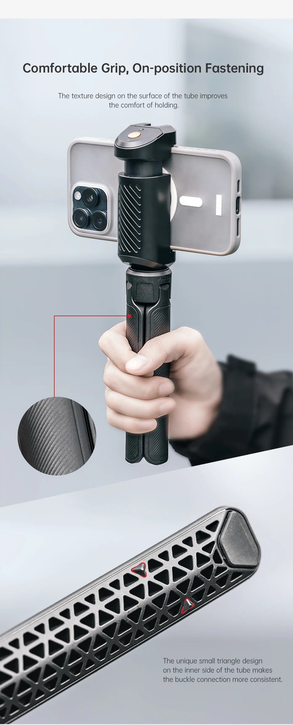 Ulanzi FALCAM TreeRoot Quick Release Desktop Tripod Portable Mini Tripod Handle for DJI Ronin Stabilizer F38 Quick Release Mount