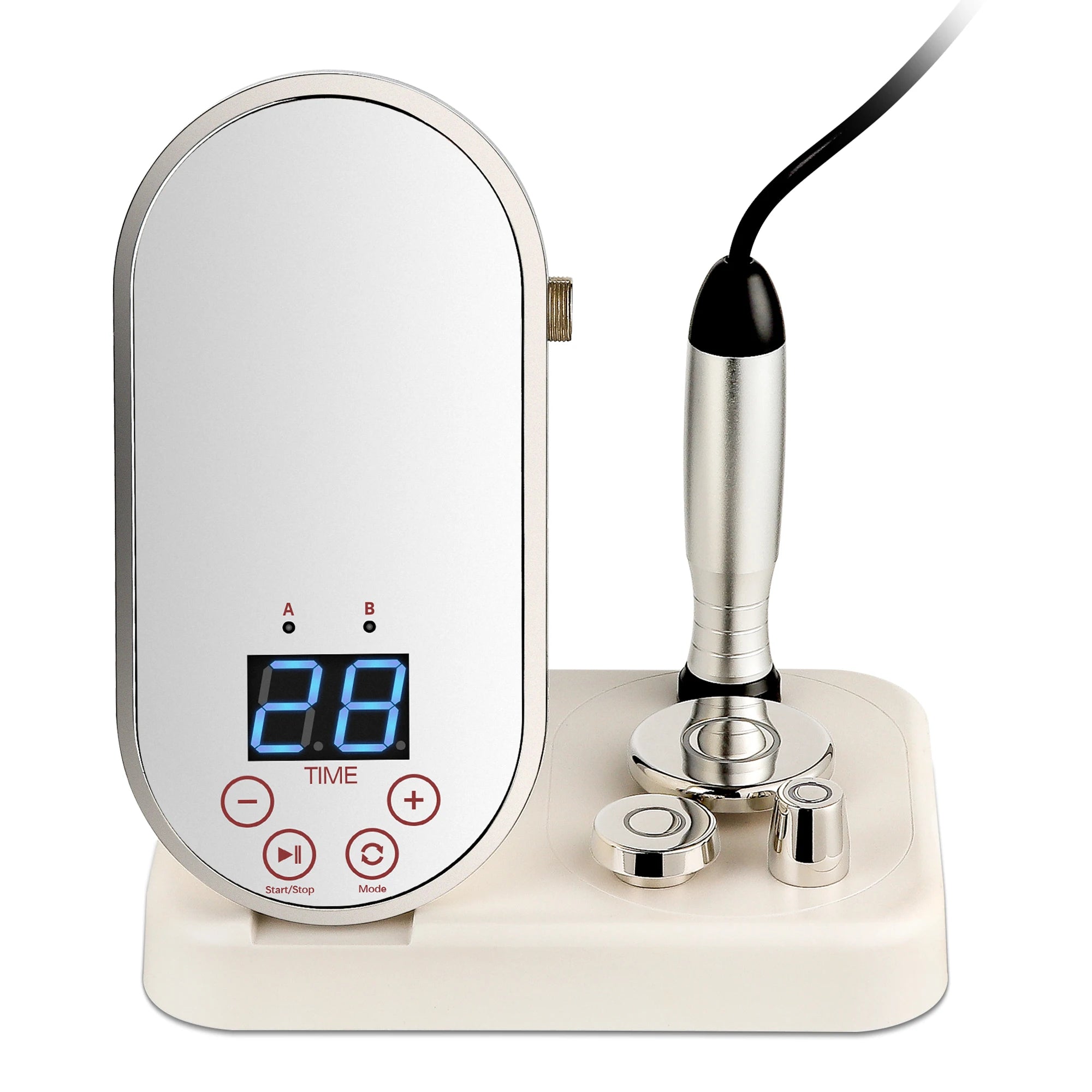 BEEMYI Mini Facial Beauty Device Warm Massage Pulse Care Tool for Home Skin Care