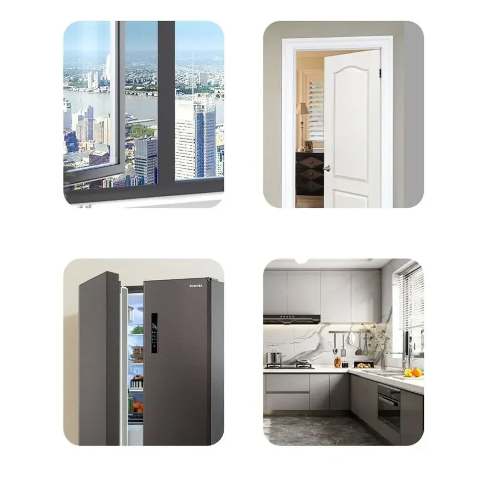 Safety Locks 1//2/3Pcs for Fridge Door Adjustable Refrigerator Lock with Keys Drawers Toilet and baby Safety Cabinet Lock C221