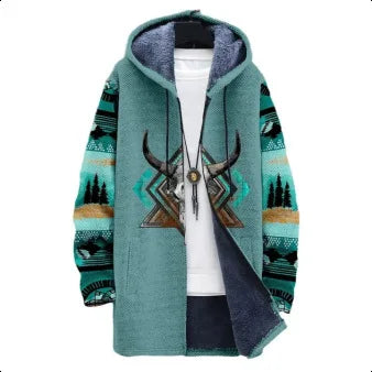 Spring Men's Trend Lapel Chenille Woolen Coat Woolen Coat