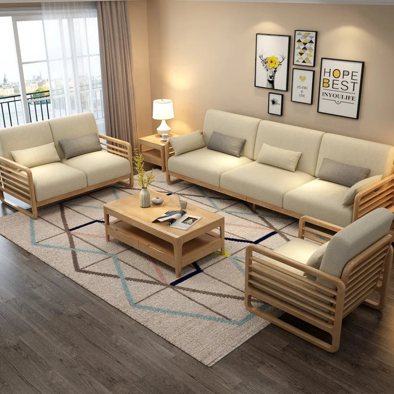 Nordic Creative Fabric Sofa Set