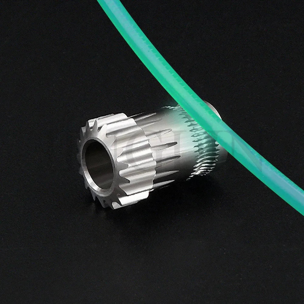 Dual Drive Gear Extruder Kit Hardened Steel Upgrade Feed Gear Extruder Kit For BMG For Prusa DIY Bowden Direct Extruder