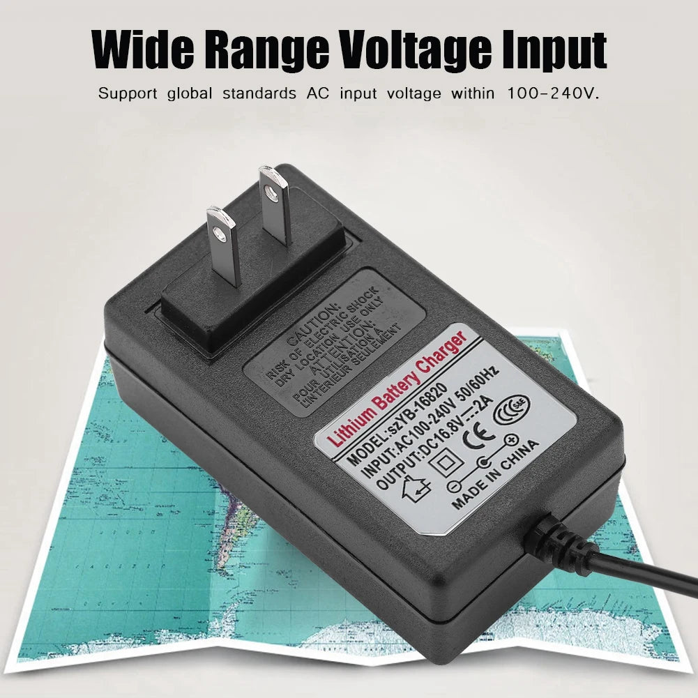 Battery Lithium Battery 16.8V 2A Replacement Power Adapter Lithium Ion Battery Safe