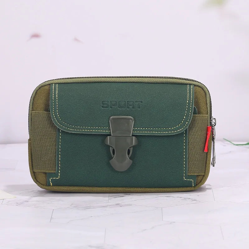 Unisex Belt Pouch Phone Pouch Phone Holster Pouch Mobile Belt Pouch Small Tactical Belt Backpack Card Holder