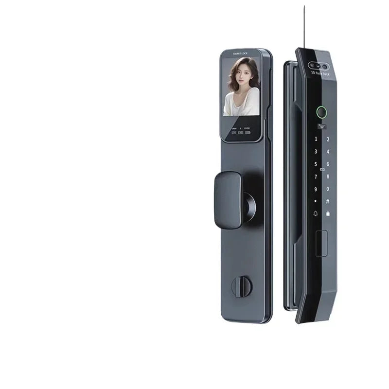 3D face smart door lock, home door remote entry