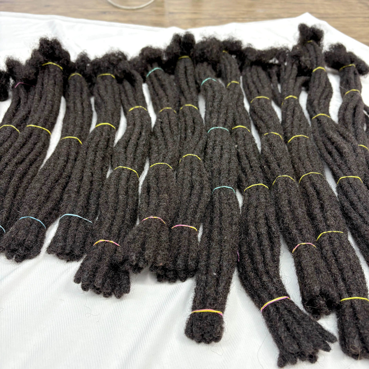 6-20inch 0.6cm Regular Loc Extension Human Hair 50 Strands Full Handmade 100% Human Hair Loc Dreadlock Extension for Men Women